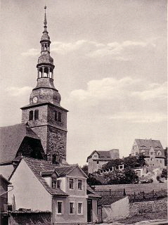 Oberkirche um 1920 aus sdstlicher Richtung (Foto: Martin Gaerth, Sondershausen)