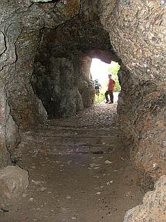 Blick zum Ausgang der Prinzenhöhle